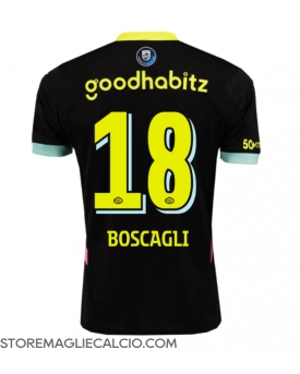 PSV Eindhoven Olivier Boscagli #18 Maglia Gara Trasferta Repliche 2024-25 Maniche Corte